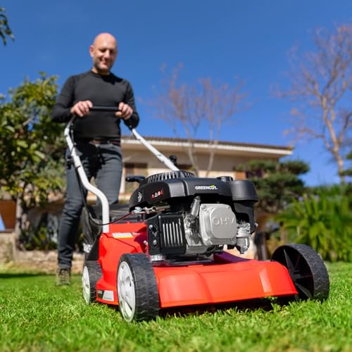 GREENCUT GLM660X Cortacésped Gasolina 39cm 300m², 4T, Recogedor