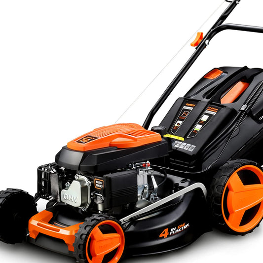 FUXTEC FX-RM4646 Cortacésped Gasolina Autopropulsado 46cm, 146cc, 4en1, 50L