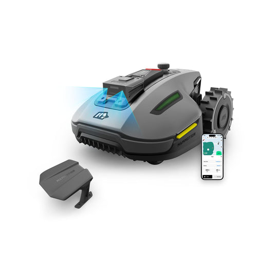 MAMMOTION YUKA Mini 700 Robot Cortacésped Sin Cables 700m², 50% Pendiente, 4G