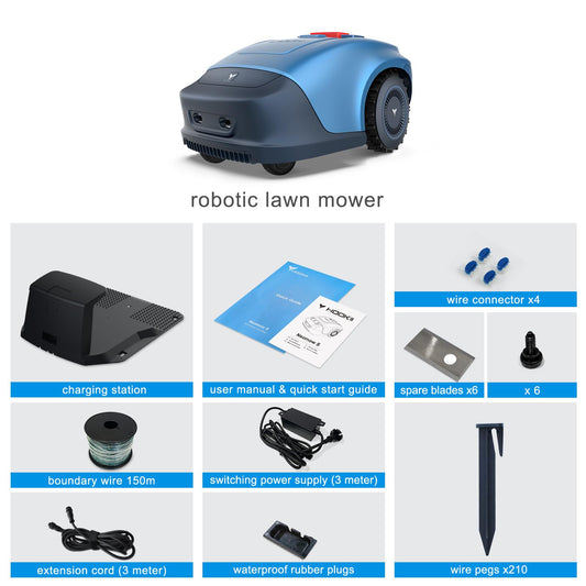HOOKII Neomow S Robot Cortacésped 1000m², 4400mAh, Bluetooth/WiFi, Estación