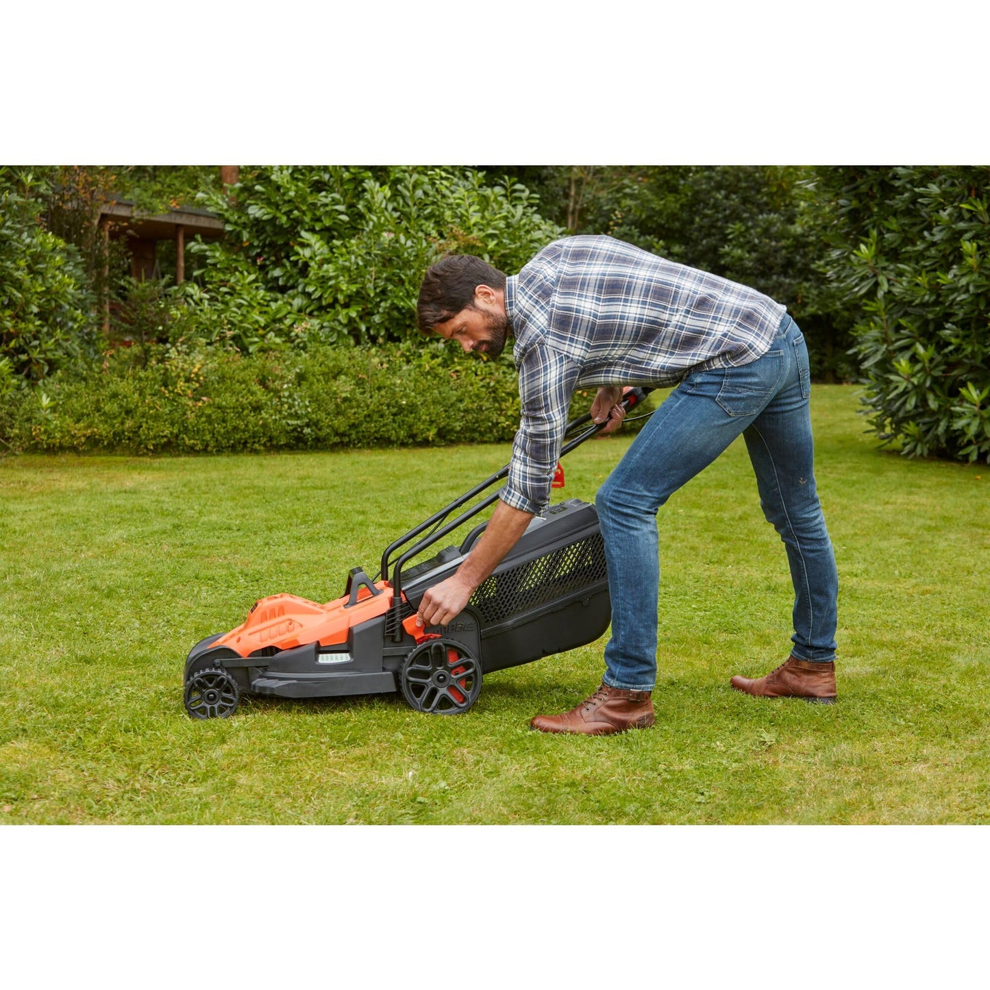 BLACK+DECKER BEMW481ES Cortacesped Electrico 1800W 42cm