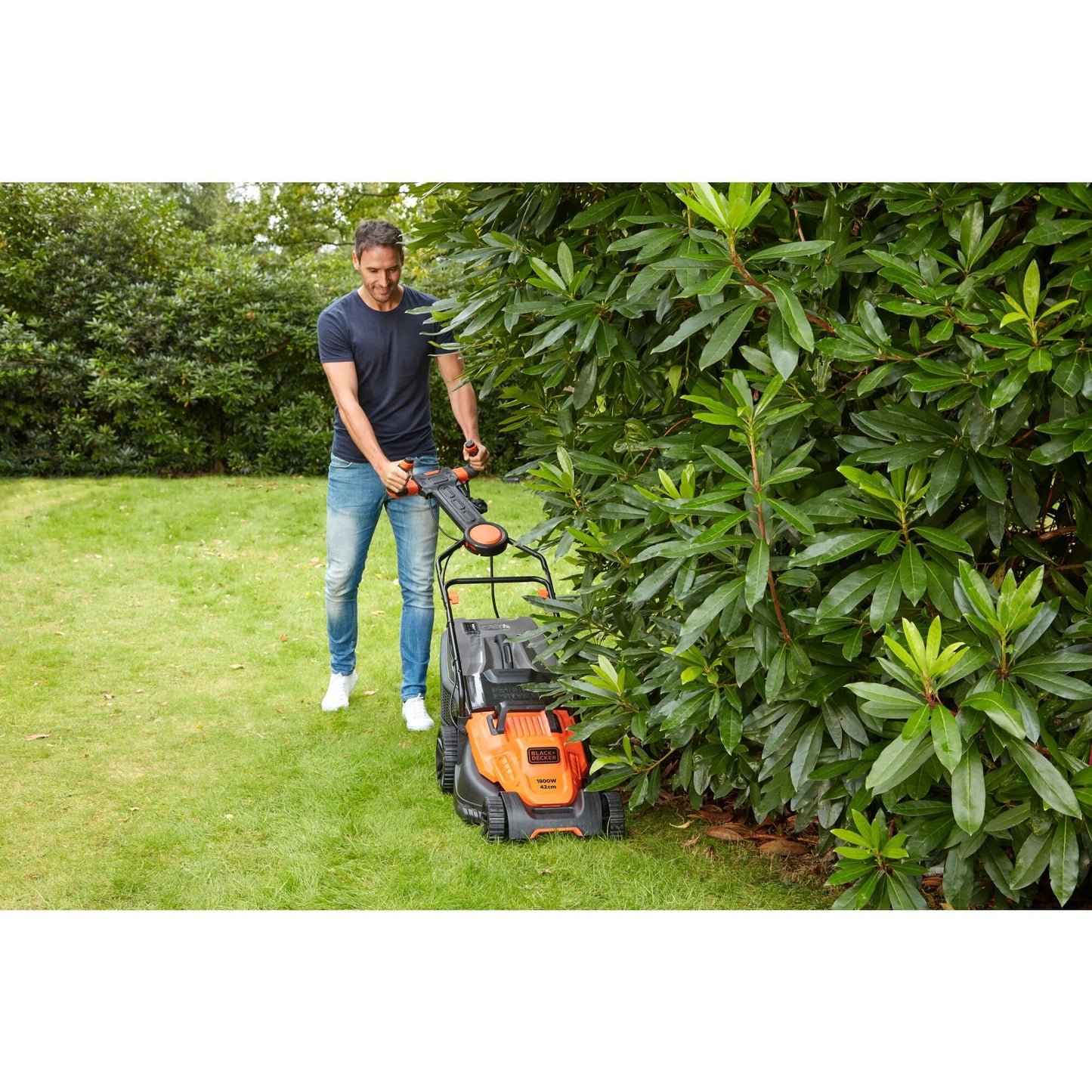 BLACK+DECKER BEMW481ES Cortacesped Electrico 1800W 42cm